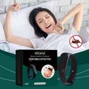 Resim 1pc Şiksisi Moda Sivrisinek Kovucu Bileklik, Üniseks Spor Elektronik Saat, Fiziksel Haşere Kovucu, Pille Çalışan, Plastik Malzeme, ≤36V Çalışma Voltajı ile 