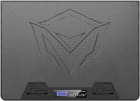 Resim Meetion | CP5050 | Siyah | Laptop Soğutucu Stand | RGB Aydınlatmalı | Geniş Yüzey 