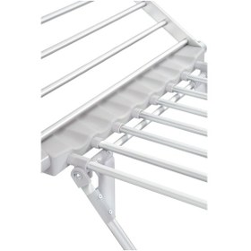 Resim Elektrikli Isıtıcılı Çamaşır Kurutma Askılığı Gri 