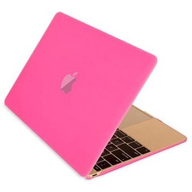 Resim Microcase Macbook Pro Retina 12 Shell Rubber Kapak Kılıf - Pembe 