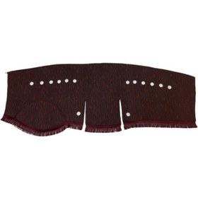 Resim KEDİ OTO Volkswagen Crafter Torpido Üstü Koruyucu Küp Desen Bordo 