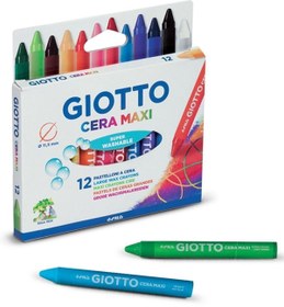 Resim Giotto Gıotto 291200 Cera Maxı Jumbo 12 Li Mum Boya 