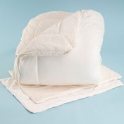 Resim Othello Elegante Dormio Trio Yorgan 195x215cm +2 Yastık Kılıfı Krem 