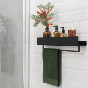 Resim Abronya Banyo Askısı Metal Banyo Askısı Havluluk Duvar Askısı 