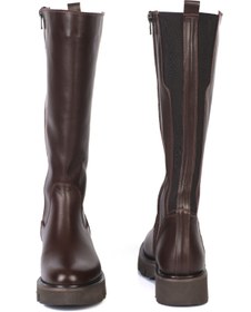 Resim KARVENSHOES Kahverengi Hakiki Lastikli Fermuarlı Spor Çizme 57 