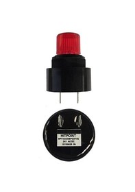 Resim Mesan Ø28 Pano Montaj Led Buzzer Kesik Ses Terminal Kırmızı 24vac/dc Ms 1217.24vacdc 