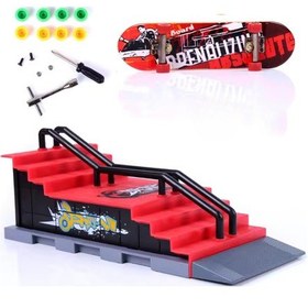 Resim Premium Parmak Kaykay Parkurlu Ve Sök Tak Aksesuarlı 3+ Yaş Çok Renkli 