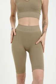 Resim FOREVER MORE Seamless Fitilli Biker Tayt 