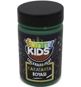 Resim Funny Kids Kara Tahta Boyası 100cc Yeşil 