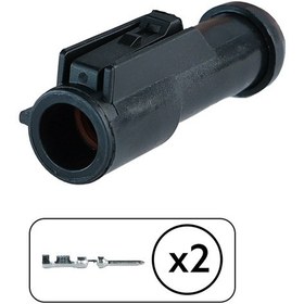 Resim Klima Soketi Dişi 2 Pin Kablosuz 