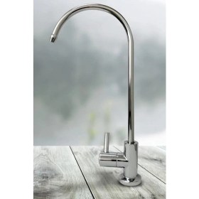 Resim Arıtma Cihazı Musluğu - Tüm Cihazlara Uyumlu Gümüş Renk Standart Lüks Batarya - Reverse Osmosis Faucet 