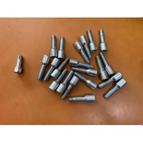 Resim Allen Başlı Bijon Civatası Takım M13.5 Dişi 46mm + Adaptörü 