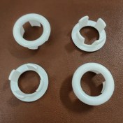 Resim Chuangyinshop 4 Adet Beyaz Lavabo Taşma Halkası, Mutfak Ve Banyo Yuvarlak Delik Kapak 
