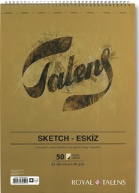 Resim Talens 90 G A3 50YaprakSpiralli Eskiz Blok 