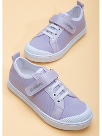 Resim Şirin Bebe Şirinbebe Şiringenç Keten Lila Kız İlkadım Bebek Çocuk Ayakkabısı-2898-lila Lila 