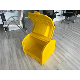 Resim Göktürk Otomotiv Motosiklet Servis/Pizza Çantası 90 Litre Sarı 