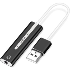 Resim TeknoKapsül 5072 7.1 USB Harici Ses Kartı 3.5 mm Çevirici Dönüştürücü Ses Kartı 