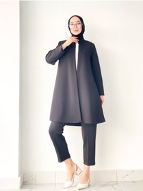 Resim CNG MODA Tesettür Scuba Ceketli Pantolonlu Takım 