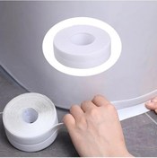 Resim Novahub Beyaz Banyo Duş Havzası Ve Küvet Sızdırmazlık Bandı Pvc Yapışkanlı Mutfak Sızdırmazlık Bandı Su Geçirmez Duvar Etiketi 3.8cmx3.2m Beyaz 