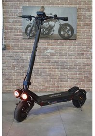 Resim Citycoco Mx-t10 1600w Çift Motor Katlanabilir Elektrikli Scooter Siyah Kırmızı 