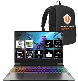 Resim Casper Excalibur G870 i7 12650H 20GB 4TB SSD RTX4060\u002F8GB 15.6\ FHD 144HZ W11P & PER4 ÇANTA 