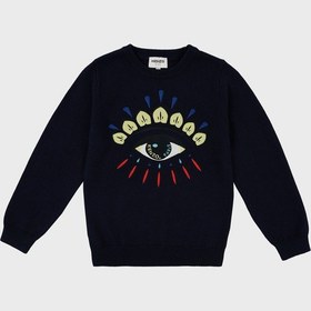 Resim Kenzo Çocuk Kazak K25725/868 Electrıc Blue Lacivert Lacivert 