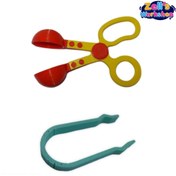 Resim Zells workshop Handy Scoopers - Balon Makas Ve Sıkıştırılabilir Maşa-turuncu-sarı 