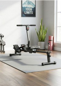 Resim Triathlon T 238 Amortisörlü Kondisyon Küreği 12 Kademeli Direnç Lcd Ekran Paslanmaz Çelik Fitness Aleti 