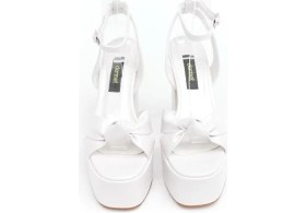 Resim Derinet Bilekten Bantlı Platformlu Kadın Topuklu Ayakkabı 