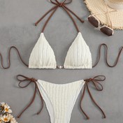 Resim 25SS Yaz Trendi Minimalist Seksi Kadın Bikini Takımı 