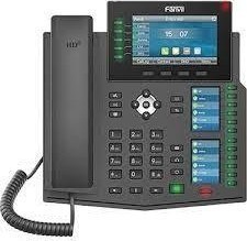 Resim X6U Renkli Ekran (poe)-Siyah Ip Telefon 