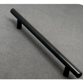 Resim Helen Mat Siyah Tv Ünitesi Vestiyer Yatak Odası Mutfak Dolap Çekmece Kulpu 160 Mm 5 Adet 