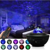 Resim Bakgeldi Starry Projektör Bluetooth Hoparlör Gece Lambası Projeksiyon Led Lamba 