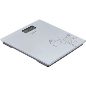 Resim Goldmaster GM-7175W Slimfit Gri Çiçekli Dijital Baskül 