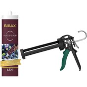 Resim Sibax Akvaryum Silikonu 280 ml Şeffaf + Plastik Silikon Tabancası Set 