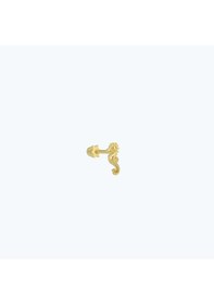 Resim Altınbaş Altın Deniz Atı Tragus Piercing Trgsbt079-25854 Altın 