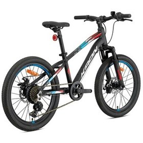 Resim Kron Xc 75-v Fren 20 Jant 5-9 Yaş Erkek Çocuk Bisikleti Siyah-kırmızı-mavi Siyah - Kırmızı - Mavi 