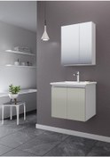 Resim Orka Terme 60 Cm Mdf Kaşmir Banyo Dolabı Takımı Çok Renkli 
