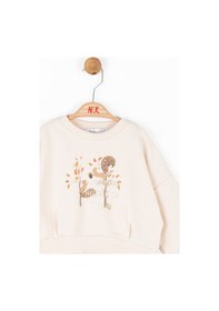 Resim Xo Kids Kız Çocuk Sweatshirt 9ay-4 Yaş 37609 Krem 