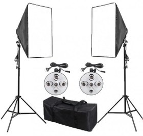 Resim Deyatech Softbox 5 Duylu 50x70 Paraflaş Süreklı Video Işık Seti 