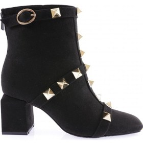 Resim Dgn K200-22k Kadin Troklu Çerçeve Topouklu Bot K200-1710-R1680 Siyah 