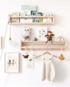 Resim EMTA Ahşap Raf Montessori Kitaplık 50 Cm 