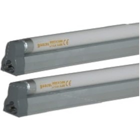 Resim T5 Bant Armatür 1X14W Elektronik Balastlı Antrasit 