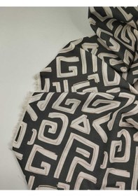 Resim Desenli Ham Keten Kumaş 