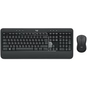 Resim logitech MK540 ADVANCED Kablosuz Türkçe Klavye Mouse Seti, Siyah 920-008687 