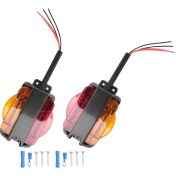 Resim 2 Adet Amberred LED Işaret Işıkları LED Römork Işık Tertibatı (Yurt Dışından) 