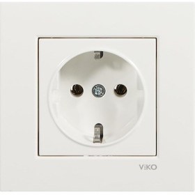 Resim Karre Beyaz Toprak Priz A.opp, Beyaz 