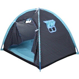 Resim Abbie Lx Çocuk Oyun Çadırı Turkuaz- Mor Daireler 