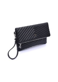 Resim Barbara Kadın Clutch Çanta 67-6010 Sıyah - Sıyah Siyah 
