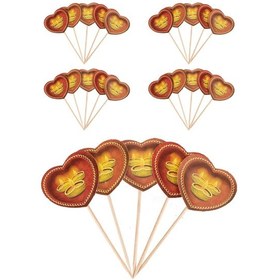 Resim Kına Atölyesi Kına Gecesi Lokum Kürdanı 20 Adet 